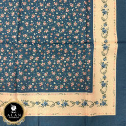 Pañuelo Mod. Garbí Azul/Crudo